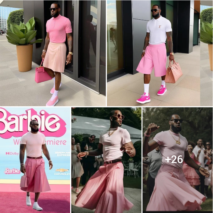 “The Truth Behind LeBron James’ Fashion Statement at the Barbie Movie Premiere: Debunking Myths and Setting the Record Straight”